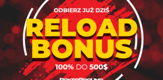 PartyPoker rozdaje RELOAD bonus 100% do 500$ – sprawdź, czy też go dostałeś! reload bonus