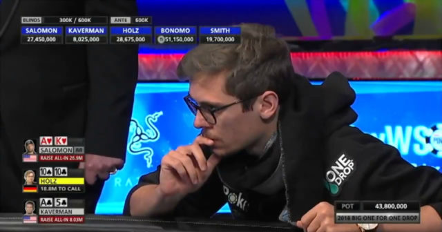 Pięć najciekawszych rozdań z turnieju Big One for One Drop