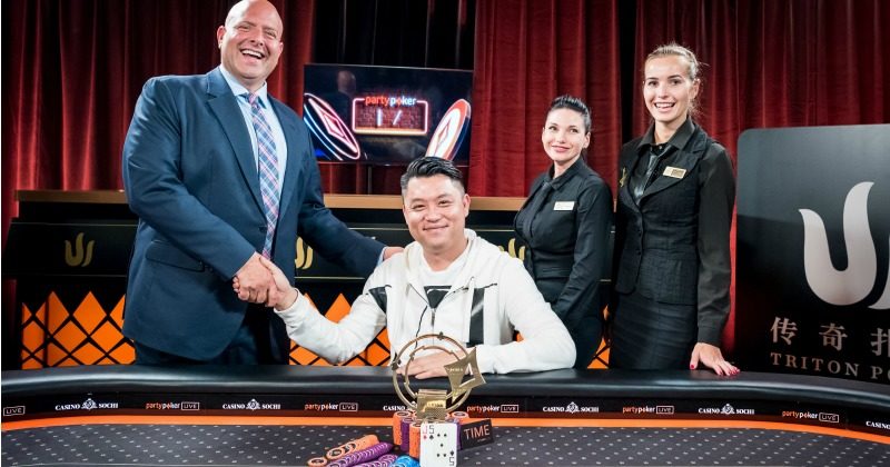 MILLIONS Rosja: Ivan Leow zwyciężył w Super High Rollerze Triton Poker (1.134.000$)