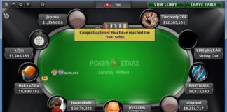 Droga „pyszalka” do zwycięstwa w Sunday Million! poker