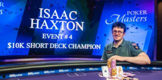 Poker Masters 2018: Debiutant Ike Haxton najlepszy w evencie Short Deck! Isaac Haxton - Poker Masters