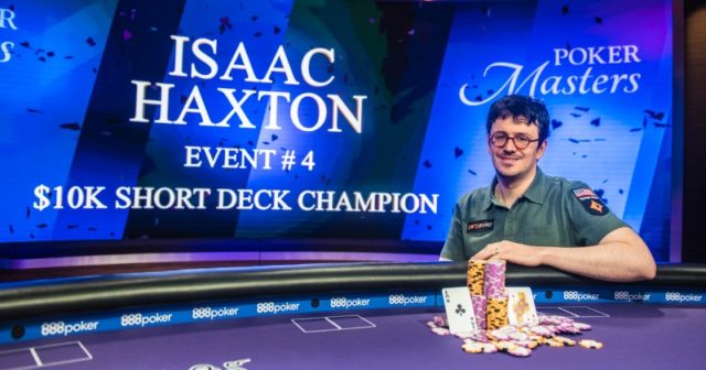 Poker Masters 2018: Debiutant Ike Haxton najlepszy w evencie Short Deck!