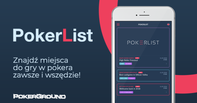 PokerList: Znajdź miejsce do gry w pokera zawsze i wszędzie!