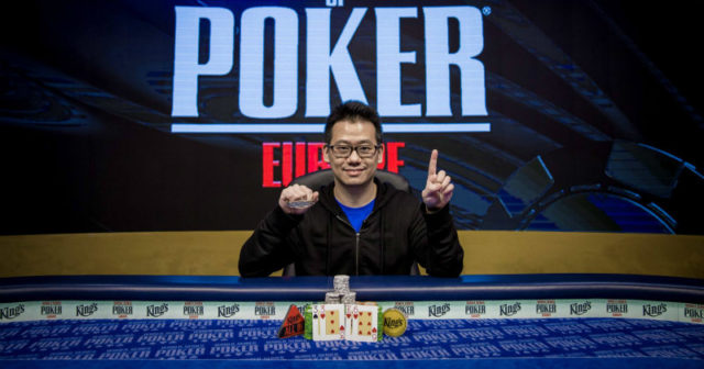WSOP Europe: Anson Tsang zwycięża w evencie 2.200€ Pot Limit Omaha
