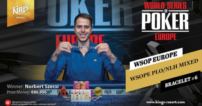 Norbert Szecsi Norbert Szecsi - WSOP Europe