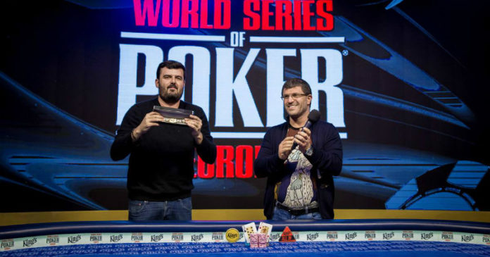 Timur Margolin i Leon Tsoukernik Timur Margolin - WSOP Europe
