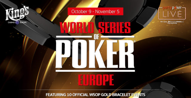 WSOPE Europe: Zakwalifikuj się do Main Eventu za 1 centa na PartyPoker. 30.000€ dodane!