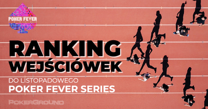 Ranking wejściówek Poker Fever