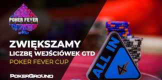 5 wejściówek do Poker Fever CUP (grudzień 2019) do zdobycia co wieczór! Zwiększamy Poker Fever CUP
