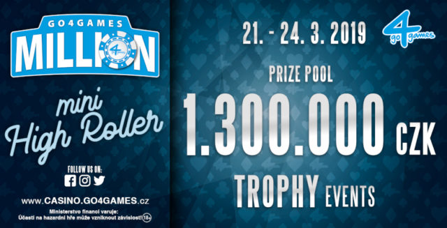 Go4Games Casino: 1.300.000 CZK gwarantowane w kolejny weekend