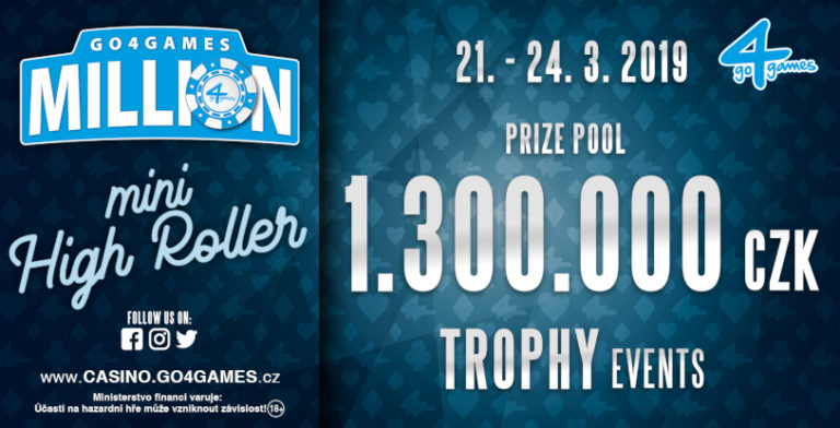 Go4Games Casino: 1.300.000 CZK gwarantowane w kolejny weekend