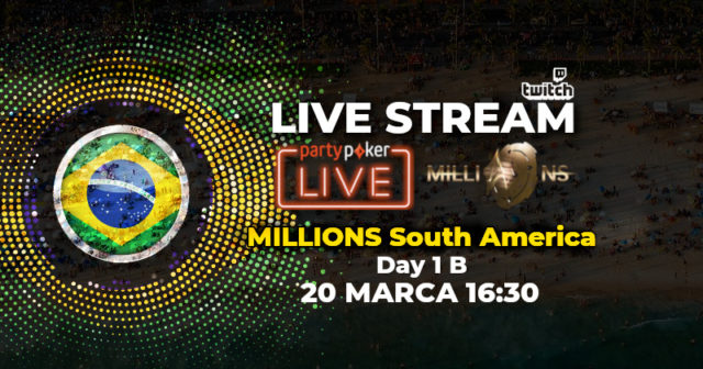 [Transmisja z Dnia 1B od północy] PartyPoker Millions South America: Awans dwóch Polaków w Dniu 1A Main Eventu