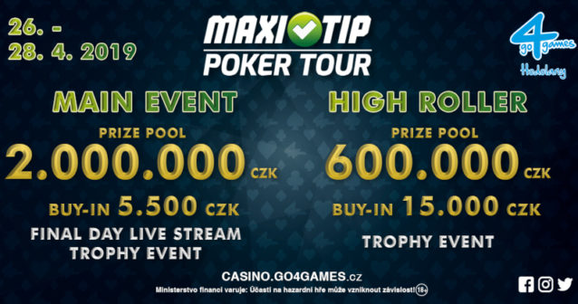 Maxi-Tip Poker Tour: Już w ten weekend pierwsza edycja w Ołomuńcu!