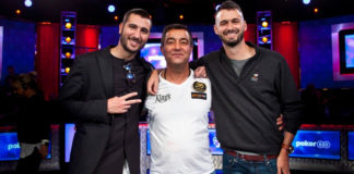 WSOP 2019: Hossein Ensan z miażdżącą przewagą nad rywalami! Sammartino, Ensan, Livingstone ©Jamie Thomson/WSOP/Pokernews