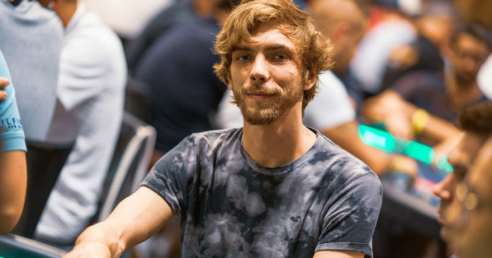 EPT Praga: Kacper Pyzara (zdjęcie z EPT Barcelona 2019)