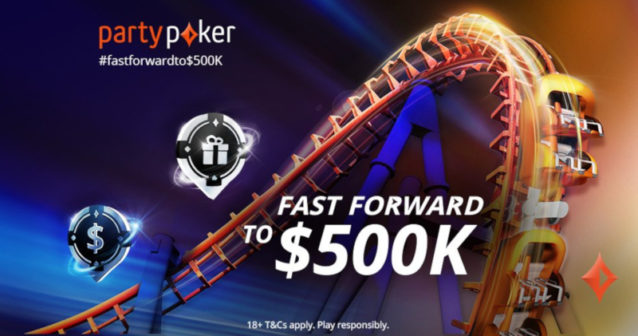PartyPoker: Włącz się do gry o część z 500.000$ w promocji dla graczy cash!
