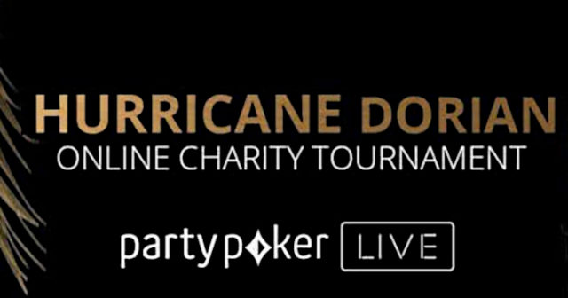 PartyPoker: Turniej charytatywny dla ofiar huraganu Dorian. 78.000$ w dodanej puli!