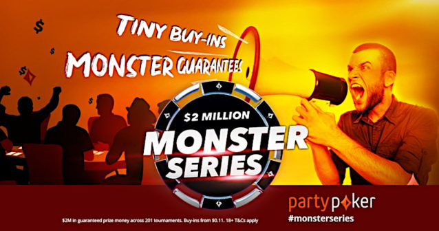 „Monster Series – Niskie wpisowe, wysokie wygrane” 2.000.000$ GTD