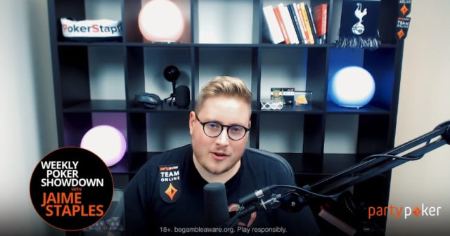 Weekly Poker Showdown with Jaime Staples – nowy podcast członka PartyPoker Team Online