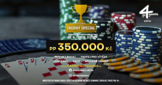 Go4Games Děčín: Juto startuje September Trophy Special (350.000 CZK GTD)