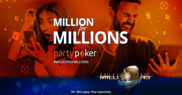 Million for Millions: Zagraj o przepustkę do turnieju z pulą 20.000.000$!