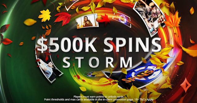 SPINS Storm: Dziś rusza promocja spinowa na PartyPoker. 500.000$ w puli nagród!