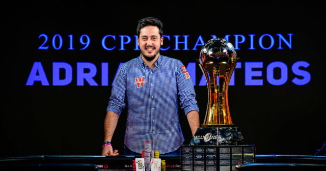 Adrian Mateos mistrzem Main Eventu Caribbean Poker Party