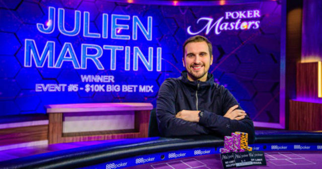 Poker Masters 2019: Julien Martini zwycięzcą turnieju Big Bet Mix