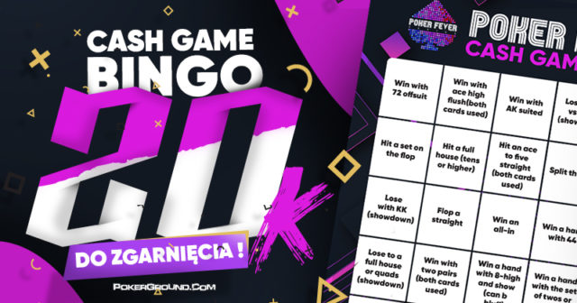Poker Fever: Powraca Cash Game Bingo – łatwiejsze zadania! (120.000 CZK GTD)