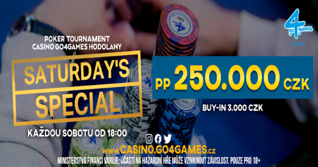 Od dziś do soboty czeka na Was blisko 500.000 CZK w Go4Games Casino Hodolany!
