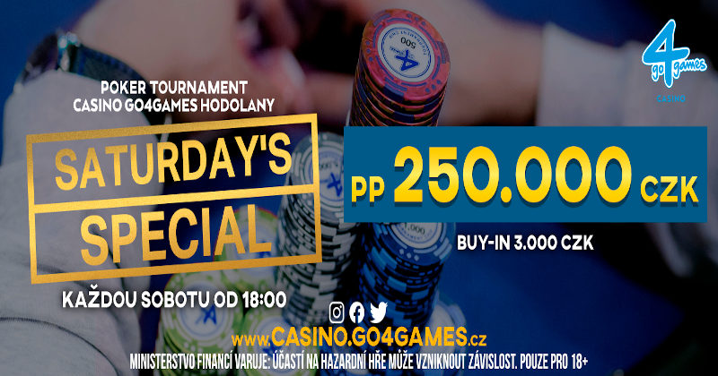 Od dziś do soboty czeka na Was blisko 500.000 CZK w Go4Games Casino Hodolany!
