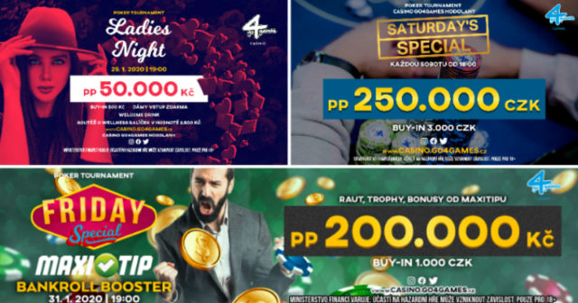 Koniec stycznia z Go4games Casino Hodolany – zagrajcie w specjalnych eventach!
