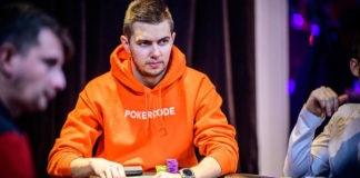 Limp/raise przeciwko chip leaderowi w turnieju za 50.000€ (analiza rozdania) Matthias Eibinger