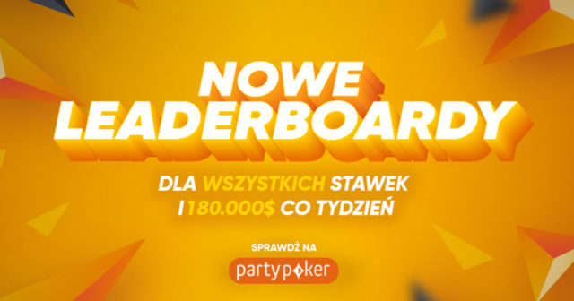Party: Cash Game Leaderboards zmienia się dla graczy Mikro (+30.000$ i osobne rankingi!)