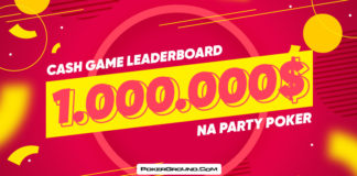 PartyPoker: Cash Game Leaderboards powraca z kolejnym 1.000.000$ (maj)