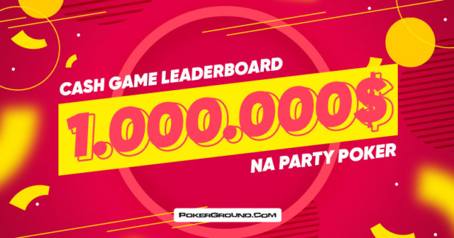 Cash Game Leaderboard: W kwietniu aż 1.000.000$ w puli nagród!