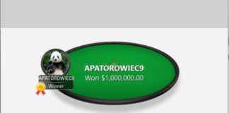 PokerStars: APATOROWIEC9 wygrywa 1mln$ w cztery minuty! APATOROWIEC9