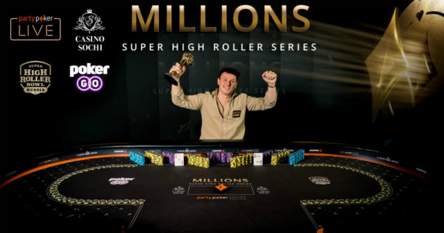 MILLIONS SHR Series Rosja: Sam Trickett zwycięża i wygrywa 435.000$