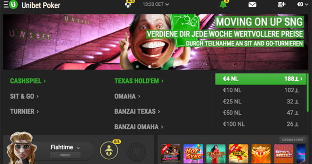 Unibet: Od 1 kwietnia zmieni się rake w grach cash