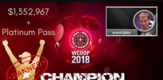 WCOOP 2018: Dyskwalifikacja zwycięzcy Main Eventu (wann2play)