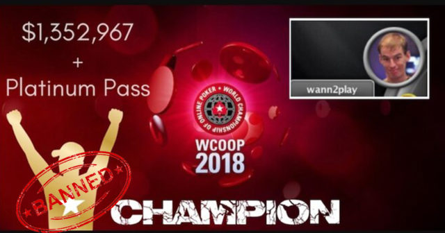 WCOOP 2018: Dyskwalifikacja zwycięzcy Main Eventu (wann2play)