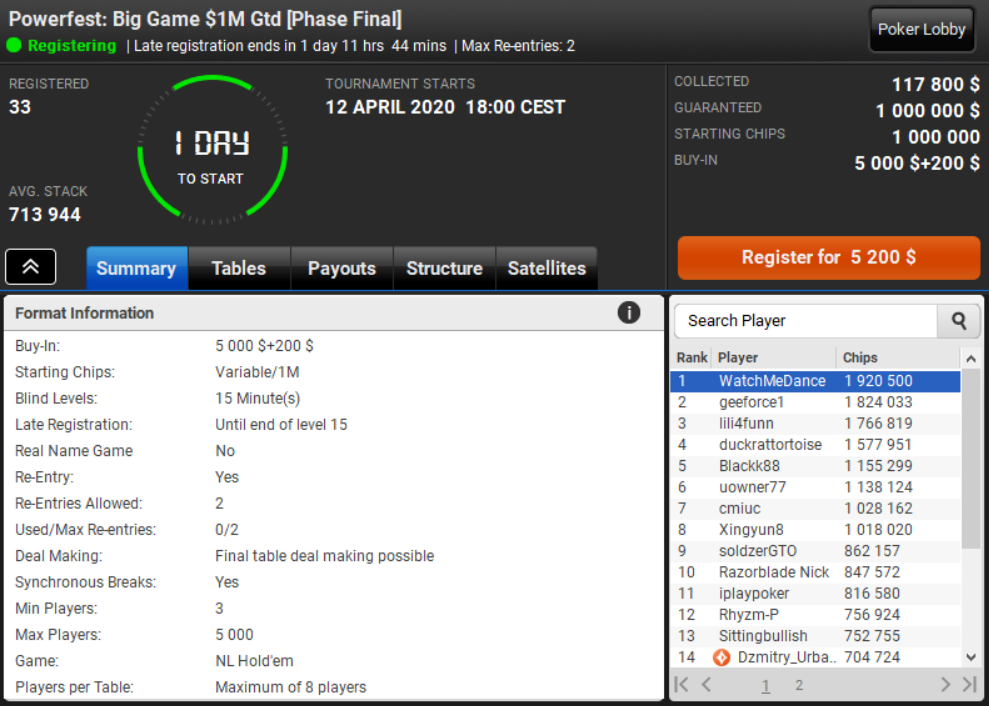 Big Game Powerfest