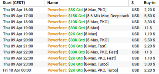 Czwartek - Powerfest