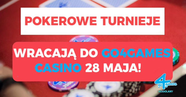Już 28.05 wracają turnieje do Go4Games Casino Hodolany!