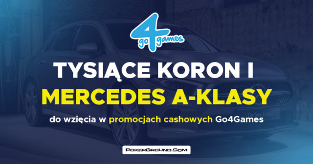 Nagrody pieniężne i Mercedes do wygrania w promocjach cashowych Go4Games!