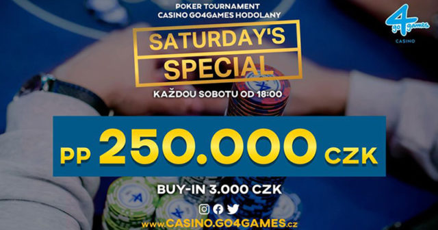 Go4Games Hodolany: W weekend 350.000 CZK GTD