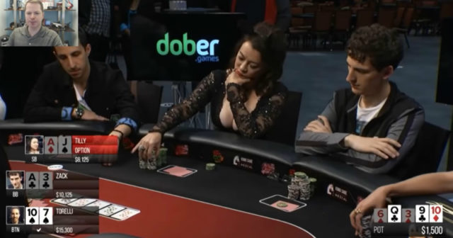 Jennifer Tilly blefuje na riverze (analiza rozdania)