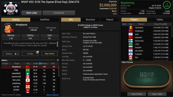 WSOP Online - GGPoker