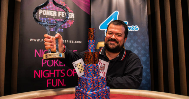 Poker Fever Series: Trzyosobowy deal w Main Evencie, Lukáš Macura z pucharem