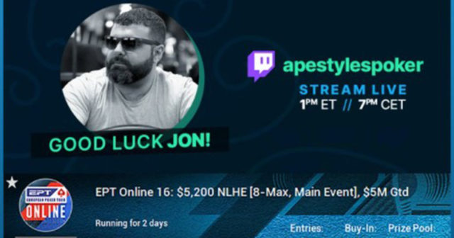 [STREAM] Jon „apestyles” Van Fleet i Timothy „Tim0thee” Adams w finale EPT Online!